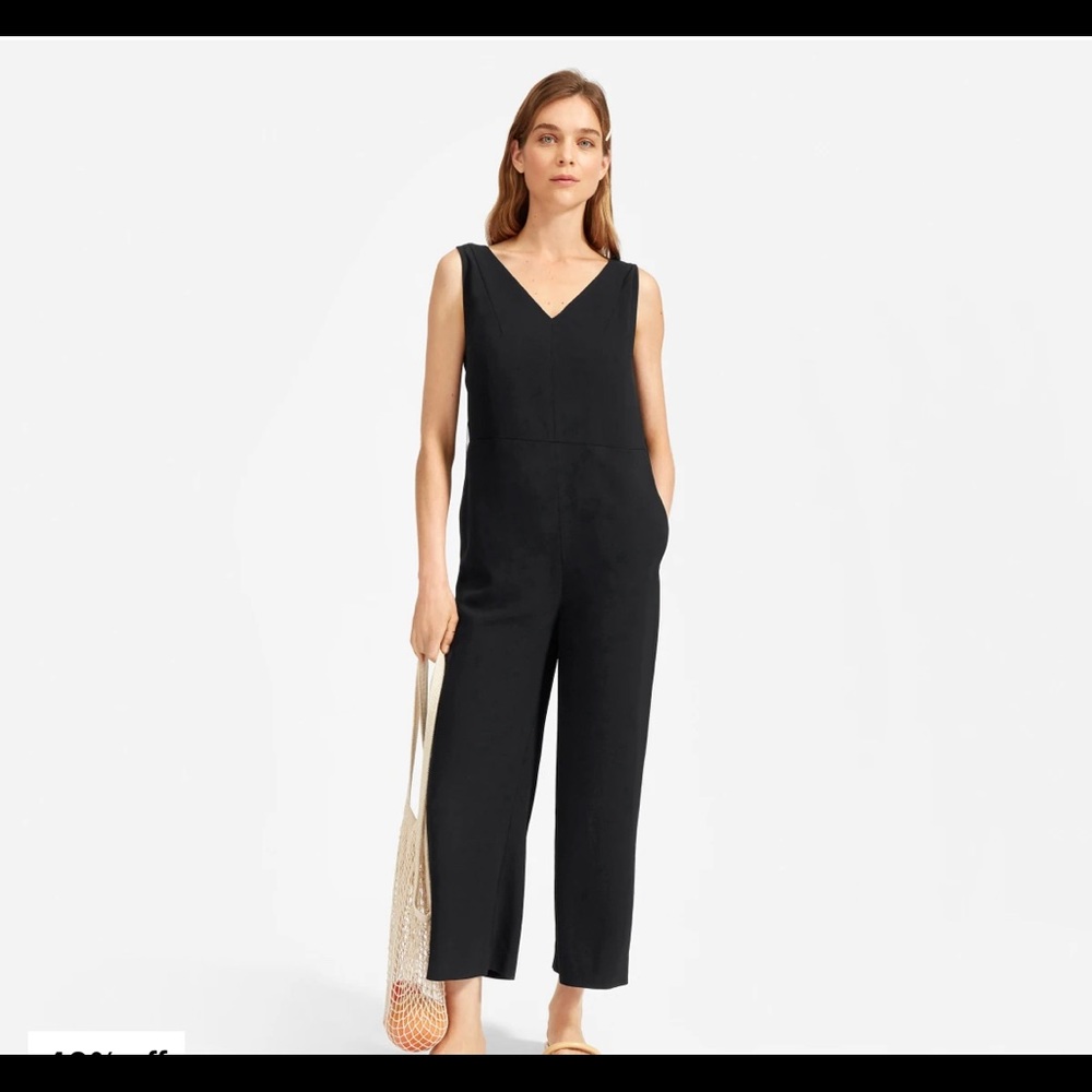 Everlane Japanese Goweave Essential Jumpsuit